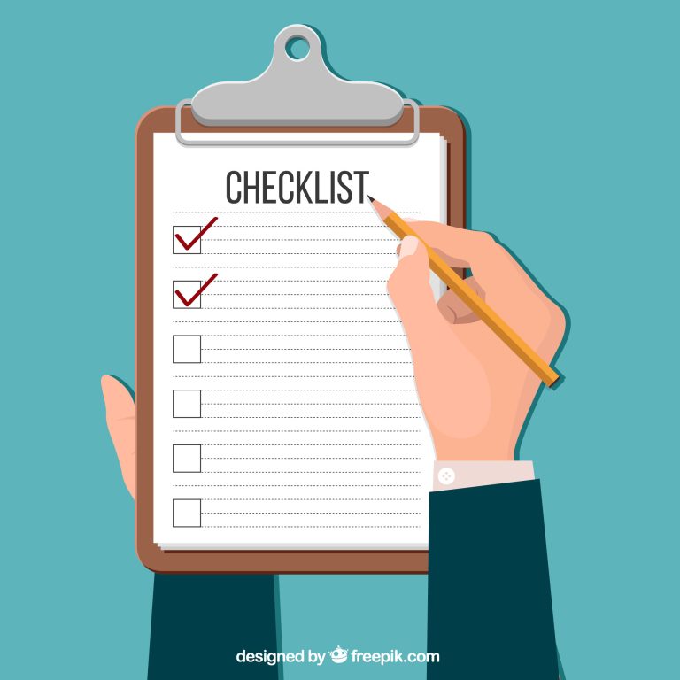 ilustración checklist