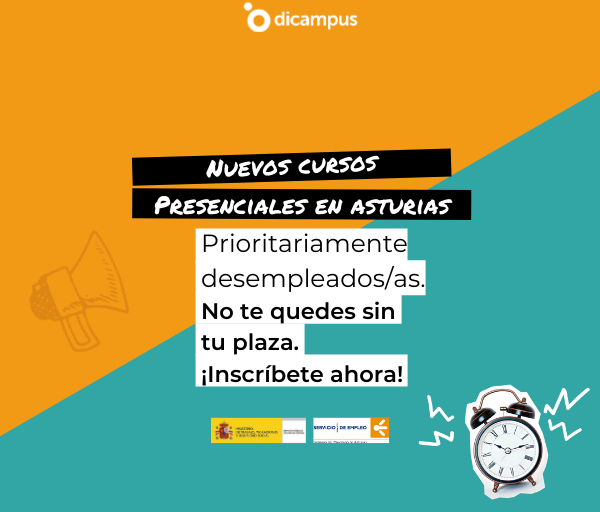 nuevos cursos desempleados